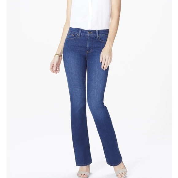 NYDJ Tummy Tuck boot cut jeans Size 4, 29" waist Repaired Flaw - Picture 1 of 8